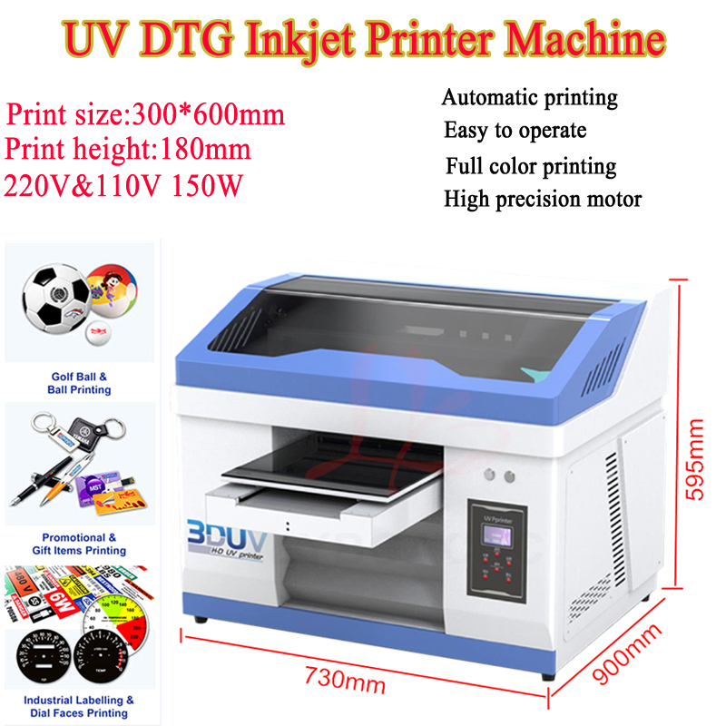 Uv Flatbed Printer - LY 3060 220V 110V W pełni