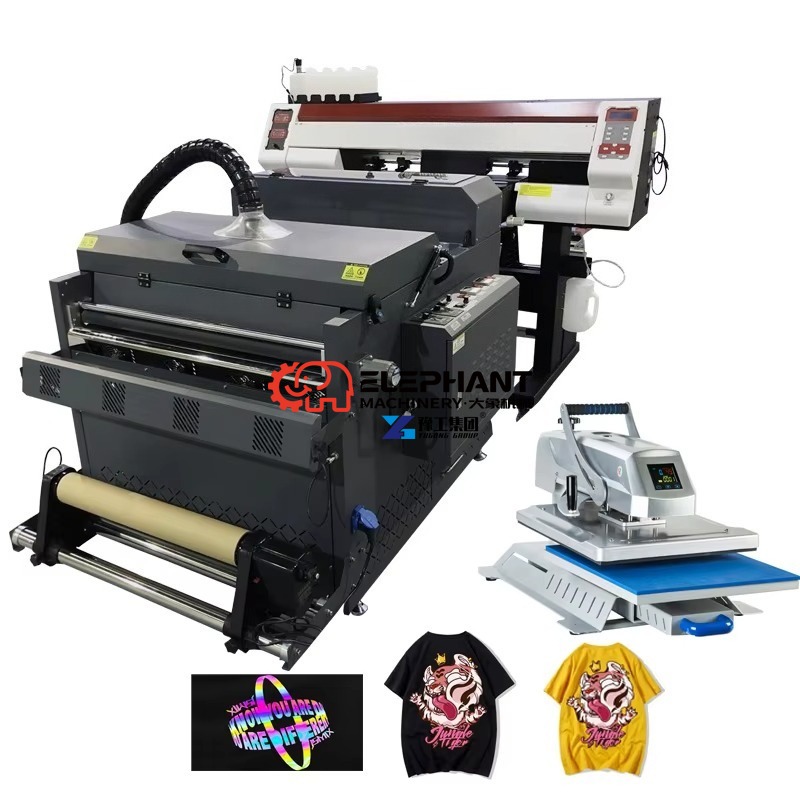 Commercial Printing Machine For Shirts - Komercyjna dwugłowicowa drukarka DTF wielkoformatowa do