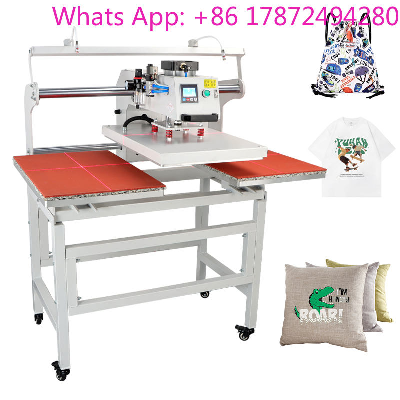 Commercial Printing Machine For Shirts - Elektryczna prasa termotransferowa z podwójnymi płytkami