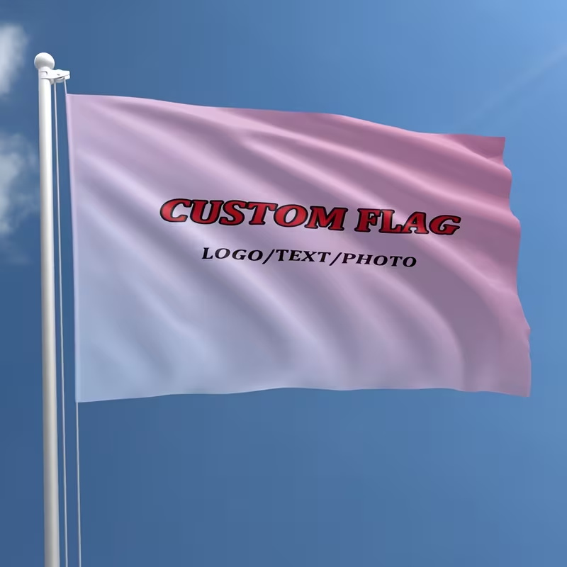 Niestandardowy baner z flagą,  – Commercial Printing Shop recenzja i cena