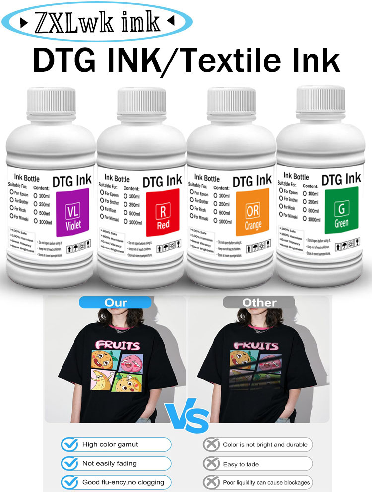 Atrament DTG 250ML do tekstyli – Direct To Garment Ink recenzja i cena