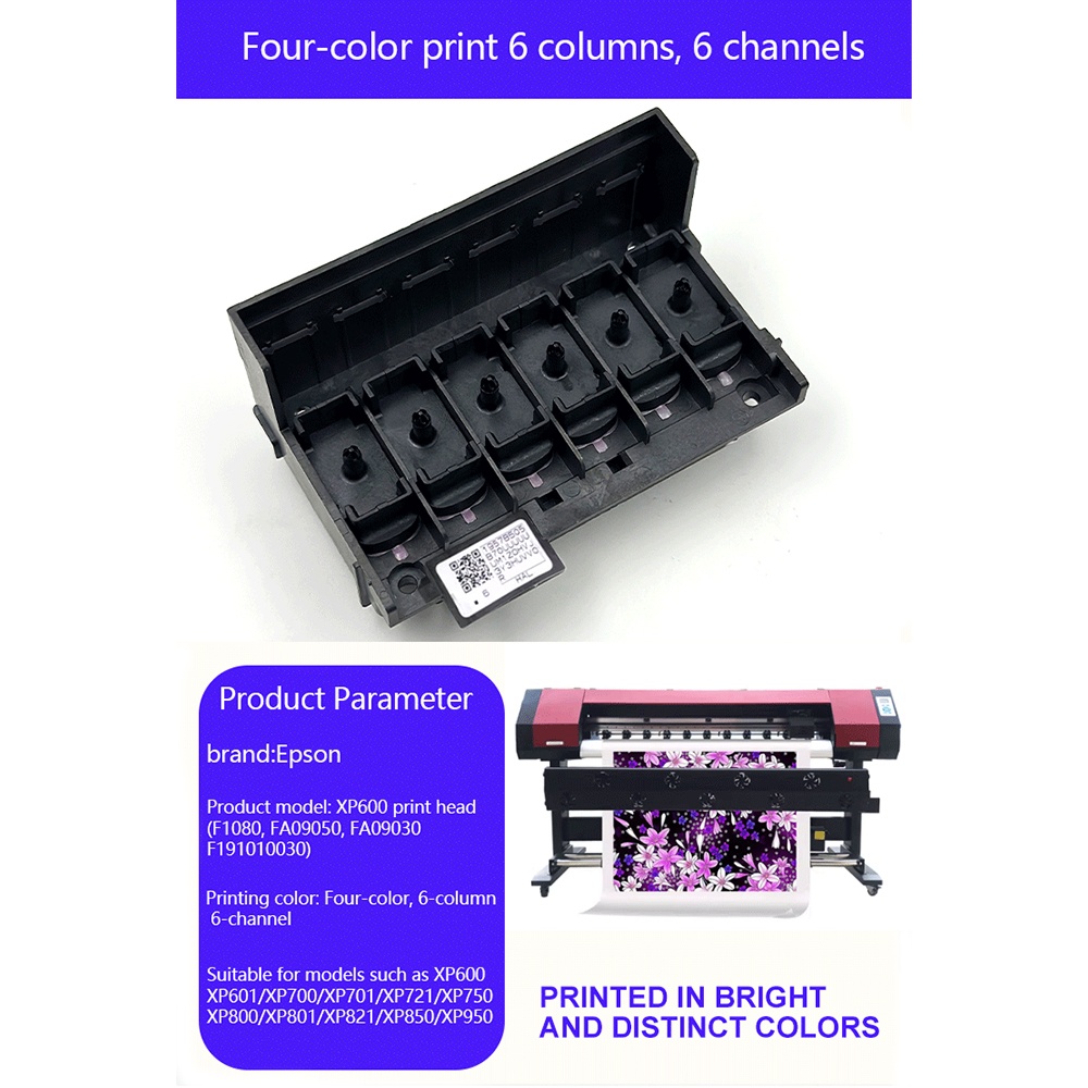 Głowica drukująca Epson XP600  – Uv Flatbed Printer recenzja i cena